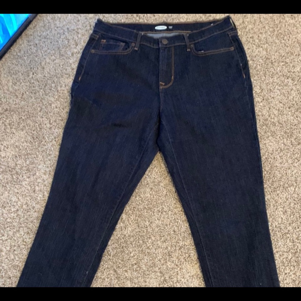 DARK BLUE SKINNY JEANS